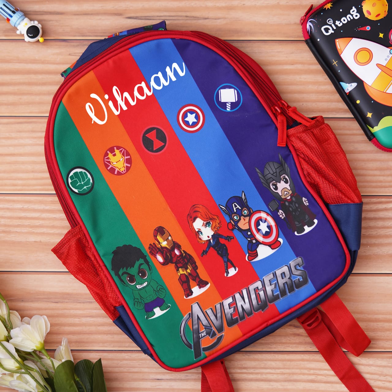 Customized School Bag with Pouch | Bag For Kids | School Bags