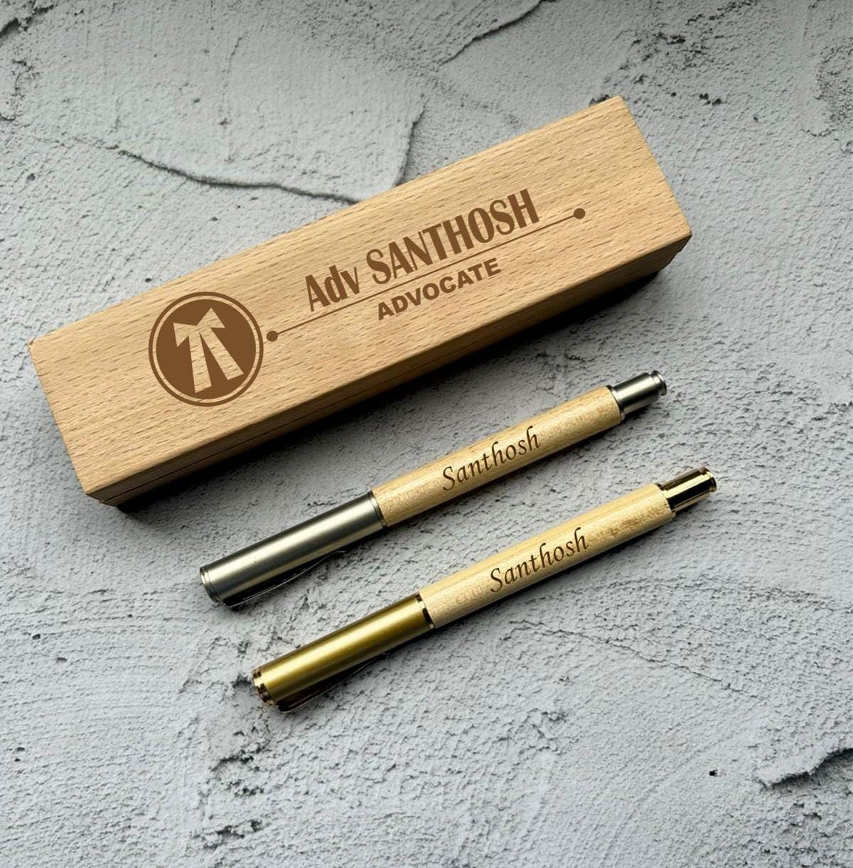 Gift For Advocate/Lawyer - Personalized Wooden Pen – Name Pen With ...