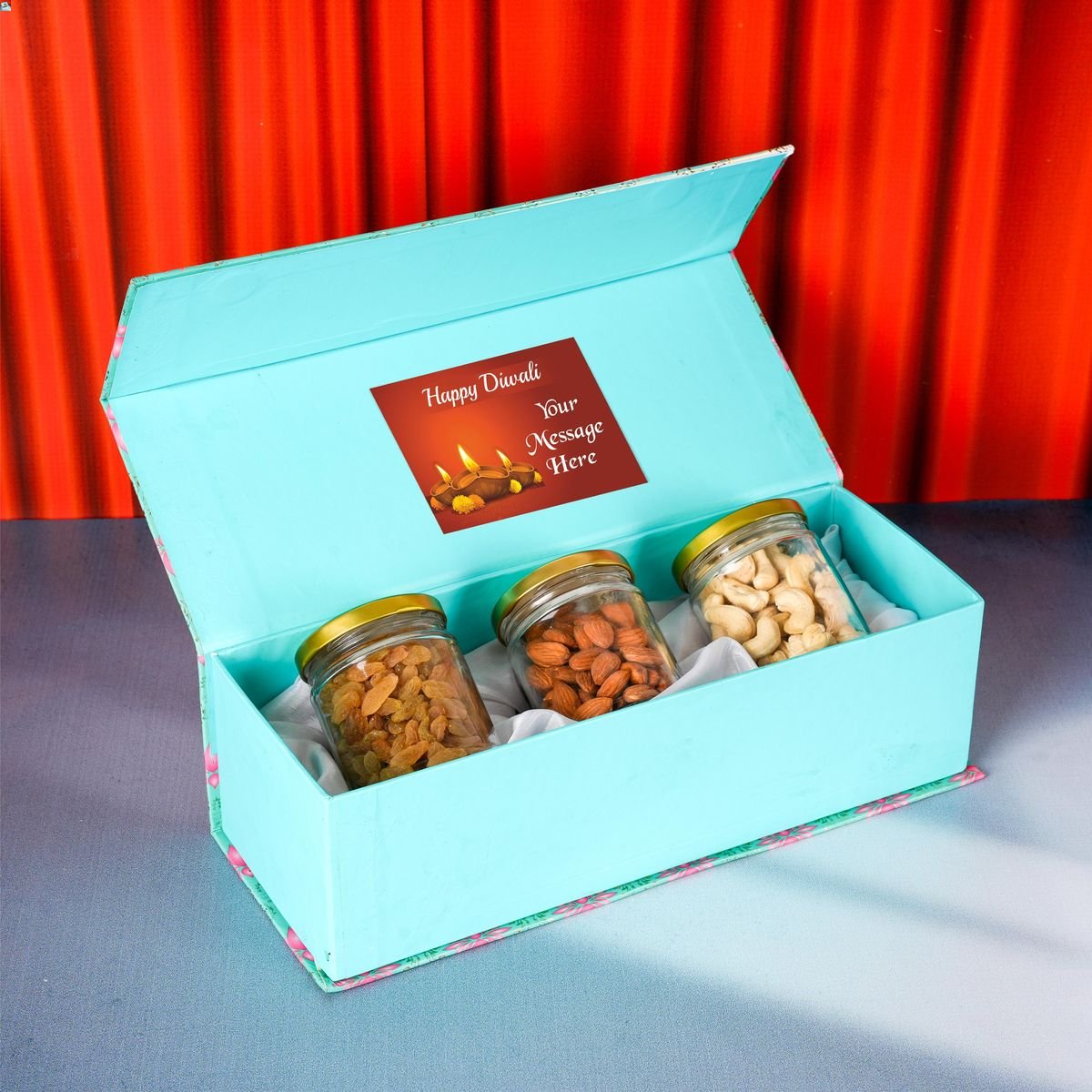 Buy Dry Fruit Hub Diwali Gift Box With Dry Fruits 600g | ShopHealthy.in