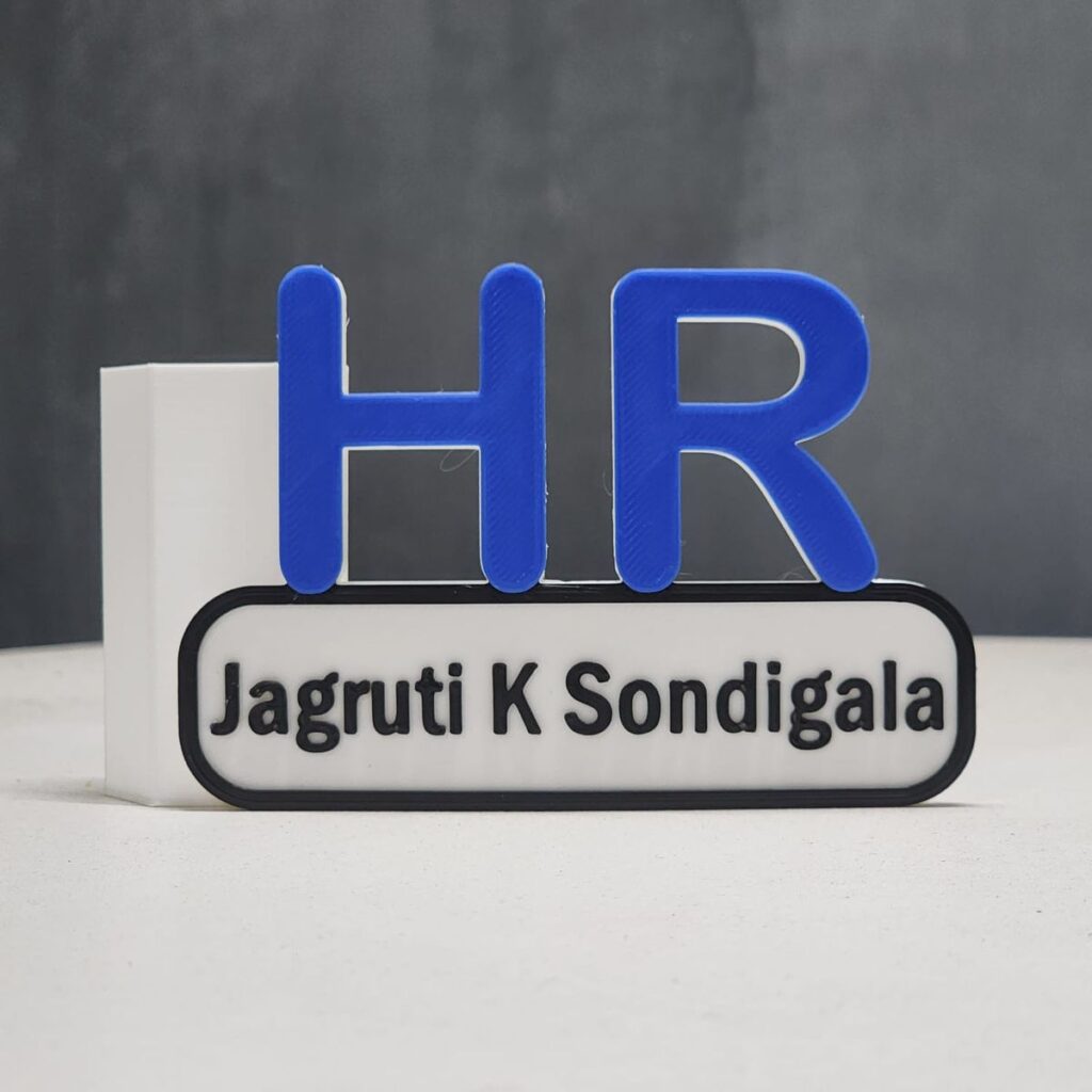 Human Resource HR Pen Stand With Name Personalized Pen Stand