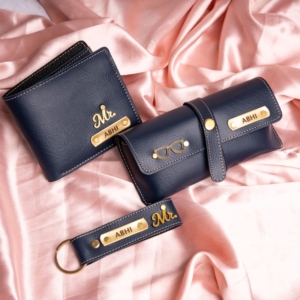 Birthday Gift For Husband - Wallet, Keychain And Eyewear Case - Personalized Gift For Boss