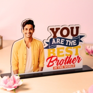 Personalized Table Stand Frame - Perfect For Raksha Bandhan - Rakhi Special Photo Table top