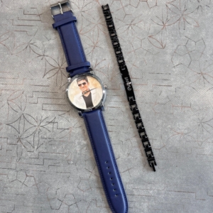 Personalized Photo Watch & Bracelet Set | Custom Couple Gift | Valentine's Day Anniversary Gift