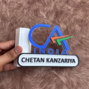 New CA Pen Stand With Name - Personalized Pen Stand For CA Chartered Accountant - Gift For CA Chartered Accountant