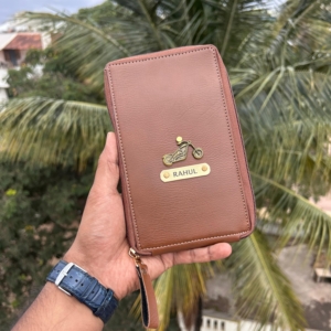 Personalized Unisex Mobile Holder | Valentine's Day Gift for Him & Her | Card Slots, Cash Space