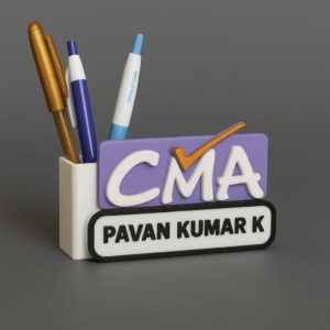 Personalized CMA Desk Pen Holder - Customized CMA Pen Stand With Name - Perfect Gift For CMA