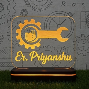 Gift For Engineer - Personalized Engineer Name Plate - Corporate Gift for Engineers