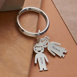 Personalized Keychain - Perfect For Friends - Customized Keychain - Perfect Gift For Couples