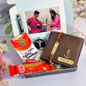 Personalized Raksha Bandhan Gift Box for Brother - Customized Rakhi Hamper for Brother - Perfect For Raksha Bandhan