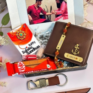Personalized Raksha Bandhan Gift Box for Brother - Customized Rakhi Hamper for Brother - Perfect For Raksha Bandhan