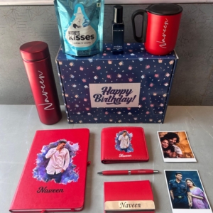 Premium Personalized Birthday Gift Hamper – With Name & Photo Customization