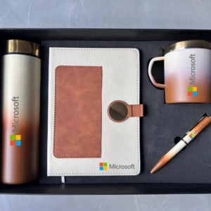Diwali Special - Customized Water Bottle, Diary, Mug And Pen Gift Set - Personalized Premium Corporate Gift Hamper – Perfect For Diwali Gift