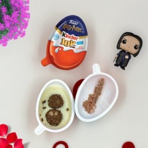 Personalized Name Bar Pendant with Surprise Kinder Joy Gift Packaging - Harry Potter Kinder Joy With Surprising Gift - Personalized Name Pendant - Cute Gift For Her