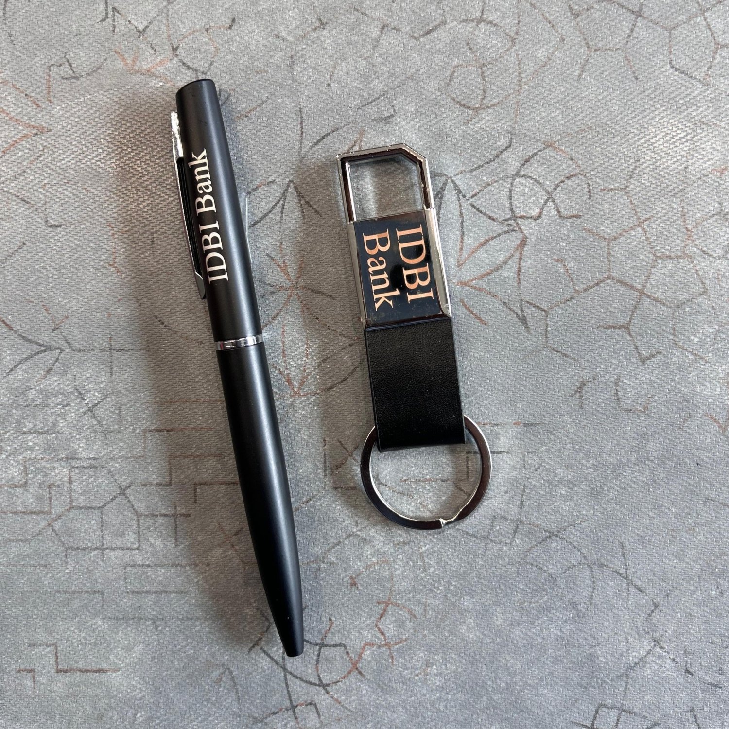 pen and keychain combo