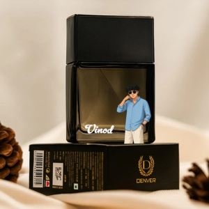 Personalized Photo And Name Denver Perfume - Customized Perfume - Perfect For Gifting - Perfect For Him