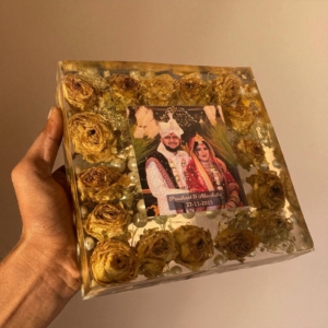 Varmala Preservation In Square Frame