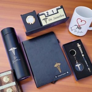 Personalized Doctor Gift Set - Custom Name Valentine's Day Gift for Medical Professionals