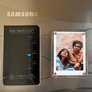 Personalized 2-in-1 Polaroid Frame & Fridge Magnet - Custom Photo Acrylic - Unique Valentine's Day Gift