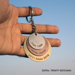 Trinity Personalised Keychain - Customized Keychain - Perfect For Gifting