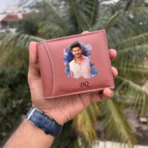 Personalized Premium Leather Wallet – Custom Photo & Name Print - Customized Wallet - Perfect For Gifting