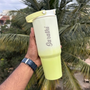 Personalized Gradient Travel Tumbler - Customized Water Bottle - Perfect For Daily Use - Perfect For Gifting
