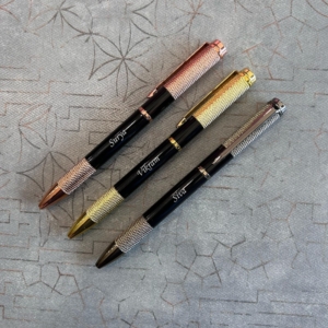 Brio Dotted Premium Personalized Pen | Custom Name Engraved (Rose Gold, Gold, Gunmetal) personalized gift product photo
