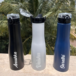 950 ML Stainless Steel Water Bottle - BPA Free & Eco-Friendly (Black, Blue, White) personalized gift product photo