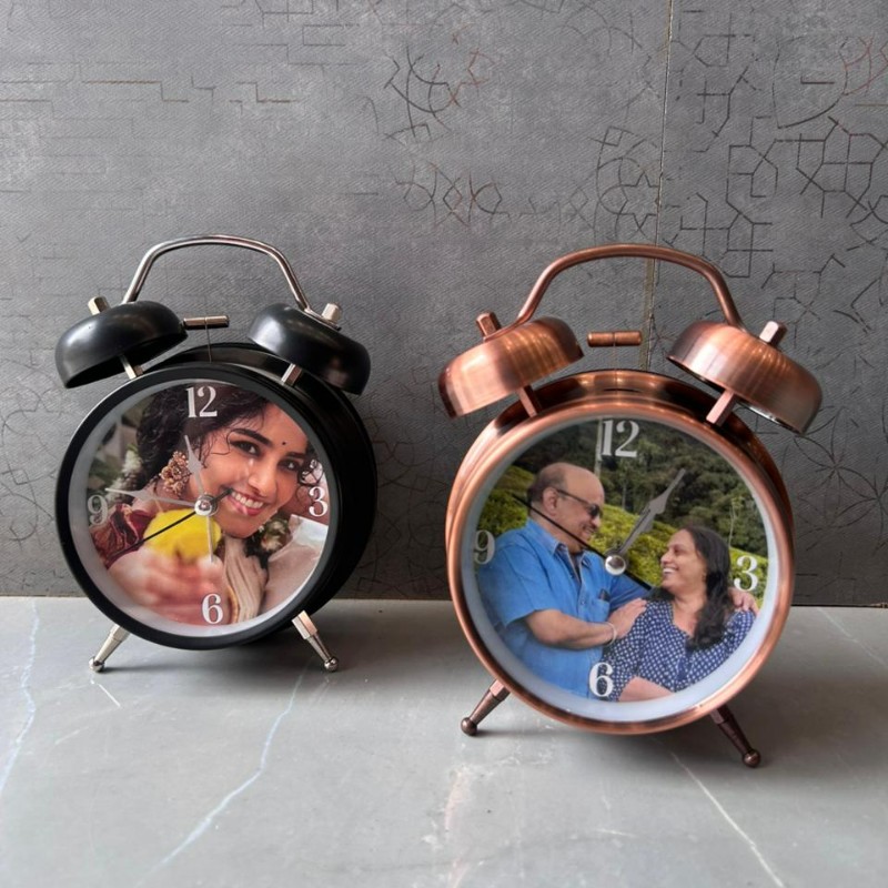 Custom Photo Metal Alarm Clock with LED Light – Personalized Gift – Personalized Gift Product Photo Custom Photo Metal Alarm Clock with LED Light - Personalized Gift personalized gift product photo