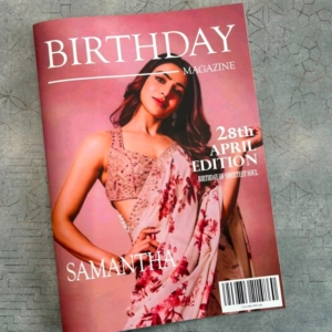 Personalized Happy Birthday & Anniversary Photo Magazine - A4, 40 Matt Laminated Pages personalized gift product photo