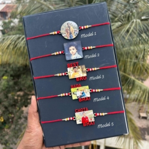 Personalized Photo Rakhi for Brother | Best Rakhi Gift for Bhaiya & Rakshabandhan personalized gift product photo