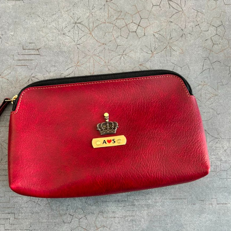 Personalized Mini Cosmetic Pouch with Name & Charm | Best Gift for Her, Girlfriend on Birthday & Anniversary - Personalized Gift Product Photo Personalized Mini Cosmetic Pouch with Name & Charm | Best Gift for Her, Girlfriend on Birthday & Anniversary personalized gift product photo