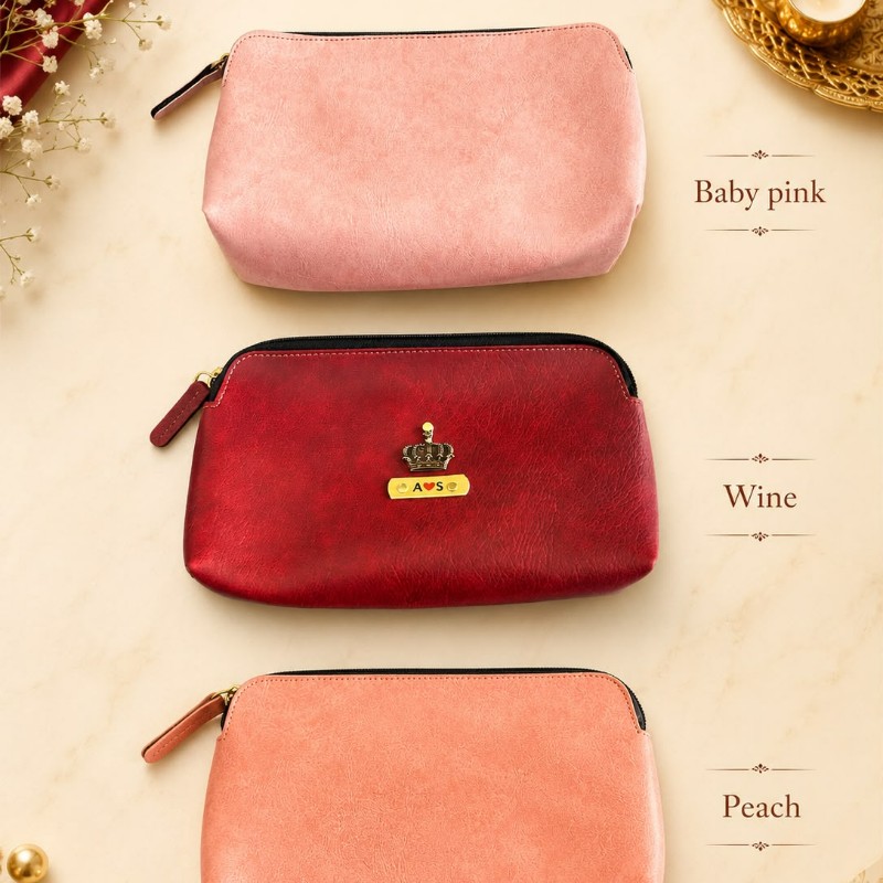 Personalized Mini Cosmetic Pouch with Name & Charm | Best Gift for Her, Girlfriend on Birthday & Anniversary – Personalized Gift Product Photo Personalized Mini Cosmetic Pouch with Name & Charm | Best Gift for Her, Girlfriend on Birthday & Anniversary personalized gift product photo