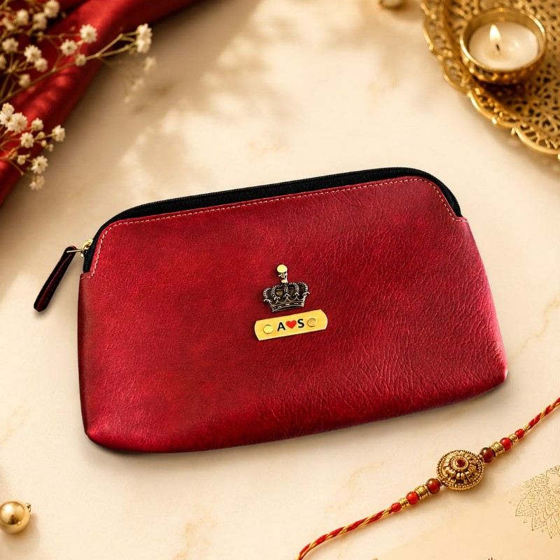 Personalized Mini Cosmetic Pouch with Name & Charm | Best Gift for Her, Girlfriend on Birthday & Anniversary – Personalized Gift Product Photo Personalized Mini Cosmetic Pouch with Name & Charm | Best Gift for Her, Girlfriend on Birthday & Anniversary personalized gift product photo