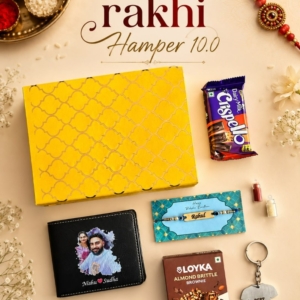Personalized Rakhi Hamper 10.0 with Wallet & Custom Gifts | Best Gift for Brother & Rakshabandhan personalized gift product photo