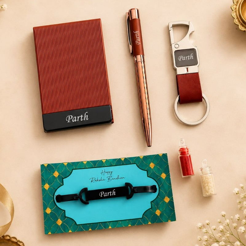 Personalized Rakhi Hamper with Name | Best Gift for Brother & Rakshabandhan, Birthday - Personalized Gift Product Photo Personalized Rakhi Hamper with Name | Best Gift for Brother & Rakshabandhan, Birthday personalized gift product photo