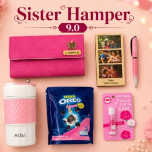 Sister's Delight Hamper 9.0 with Ladies Wallet & Travel Mug | Best Gift for Sister, Best Friend on Rakhi & Birthday personalized gift product photo