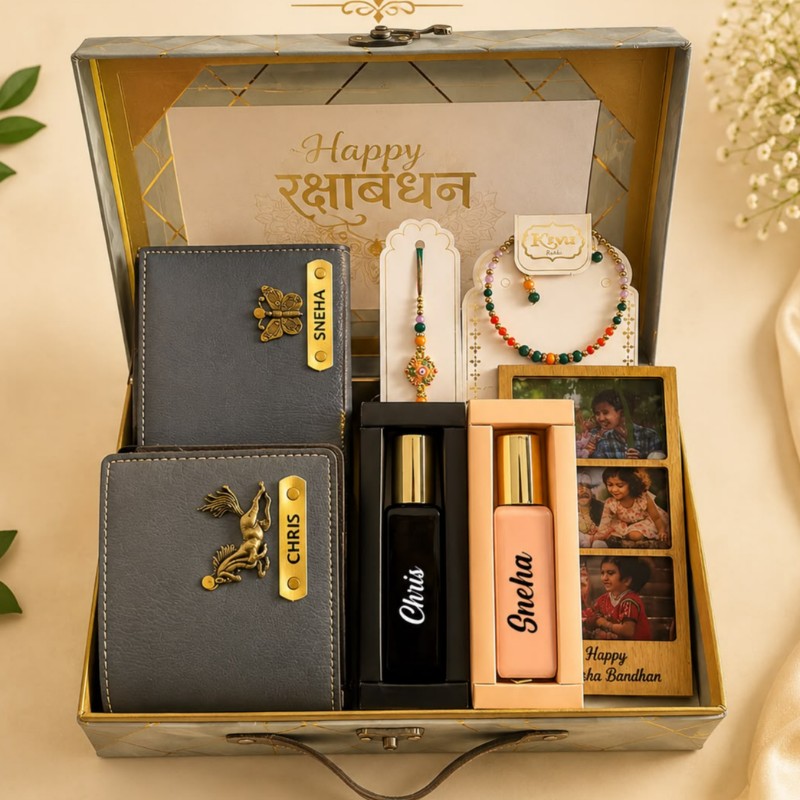 Personalized Bhaiya Bhabhi Gift Hamper 3.0 | Best Gift for Couples on Rakhi, Anniversary & Birthday – Personalized Gift Product Photo Personalized Bhaiya Bhabhi Gift Hamper 3.0 | Best Gift for Couples on Rakhi, Anniversary & Birthday personalized gift product photo