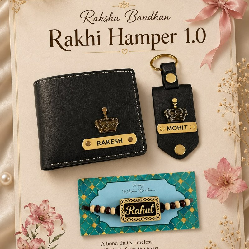 Personalized Rakhi Hamper with Wallet, Photo Keychain & Rakhi | Best Gift for Brother, Him on Rakshabandhan & Birthday – Personalized Gift Product Photo Personalized Rakhi Hamper with Wallet, Photo Keychain & Rakhi | Best Gift for Brother, Him on Rakshabandhan & Birthday personalized gift product photo