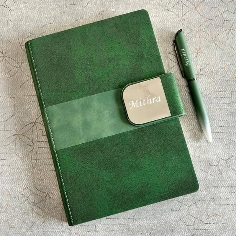Personalized Kameleo Diary & Pen Set A5 Size | Best Gift for Boyfriend, Husband on Birthday & Anniversary – Personalized Gift Product Photo Personalized Kameleo Diary & Pen Set A5 Size | Best Gift for Boyfriend, Husband on Birthday & Anniversary personalized gift product photo