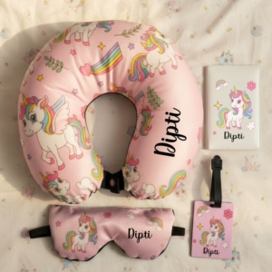 Personalized Kids Travel Combo with Name | Best Gift for Boys, Girls on Birthday & Christmas personalized gift product photo