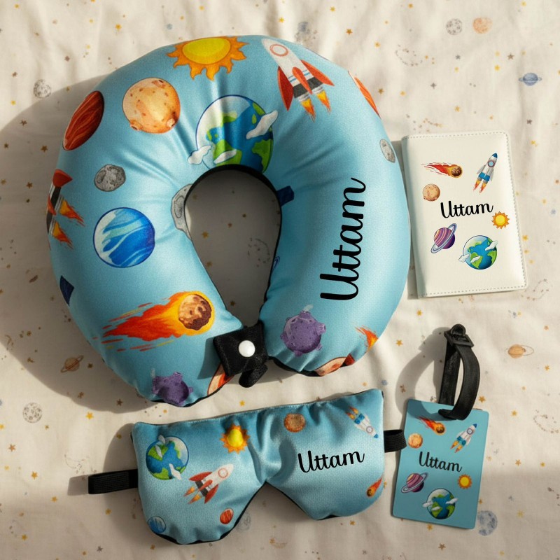 Personalized Kids Travel Combo with Name | Best Gift for Boys, Girls on Birthday & Christmas – Personalized Gift Product Photo Personalized Kids Travel Combo with Name | Best Gift for Boys, Girls on Birthday & Christmas personalized gift product photo