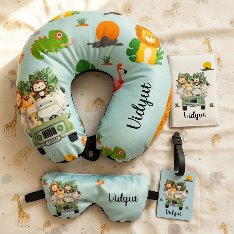 Personalized Kids Travel Combo with Name | Best Gift for Boys, Girls on Birthday & Christmas – Personalized Gift Product Photo Personalized Kids Travel Combo with Name | Best Gift for Boys, Girls on Birthday & Christmas personalized gift product photo