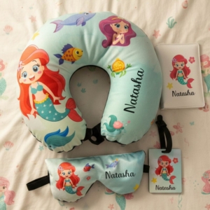 Personalized Kids Travel Combo with Name | Best Gift for Boys, Girls on Birthday & Christmas personalized gift product photo