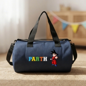 Personalized Kids Denim Duffel Bag | Best Gift for Boys & Girls on Birthday & as Return Gifts personalized gift product photo
