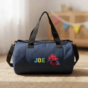 Personalized Kids Denim Duffel Bag | Best Gift for Boys & Girls on Birthday & as Return Gifts personalized gift product photo
