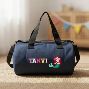 Personalized Kids Denim Duffel Bag | Best Gift for Boys & Girls on Birthday & as Return Gifts personalized gift product photo