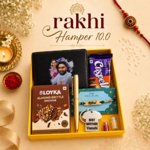 Personalized Rakhi Hamper 10.0 with Wallet & Custom Gifts | Best Gift for Brother & Rakshabandhan