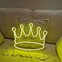 Crown Neon Sign - Neon Sign Board - Neon Sign