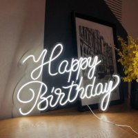 Happy Birthday Neon Sign - Neon Sign Board - Neon Sign
