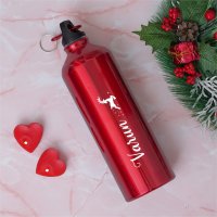 Personalized Bottle - Best Christmas Gift - Christmas Theme Gift - Xmas Gifts - Reindeer Theme Water Bottle